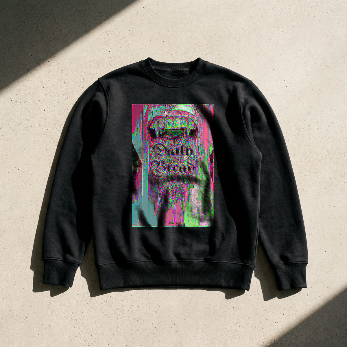 Daily Bread №1 Cover · Glitch Crewneck, ink