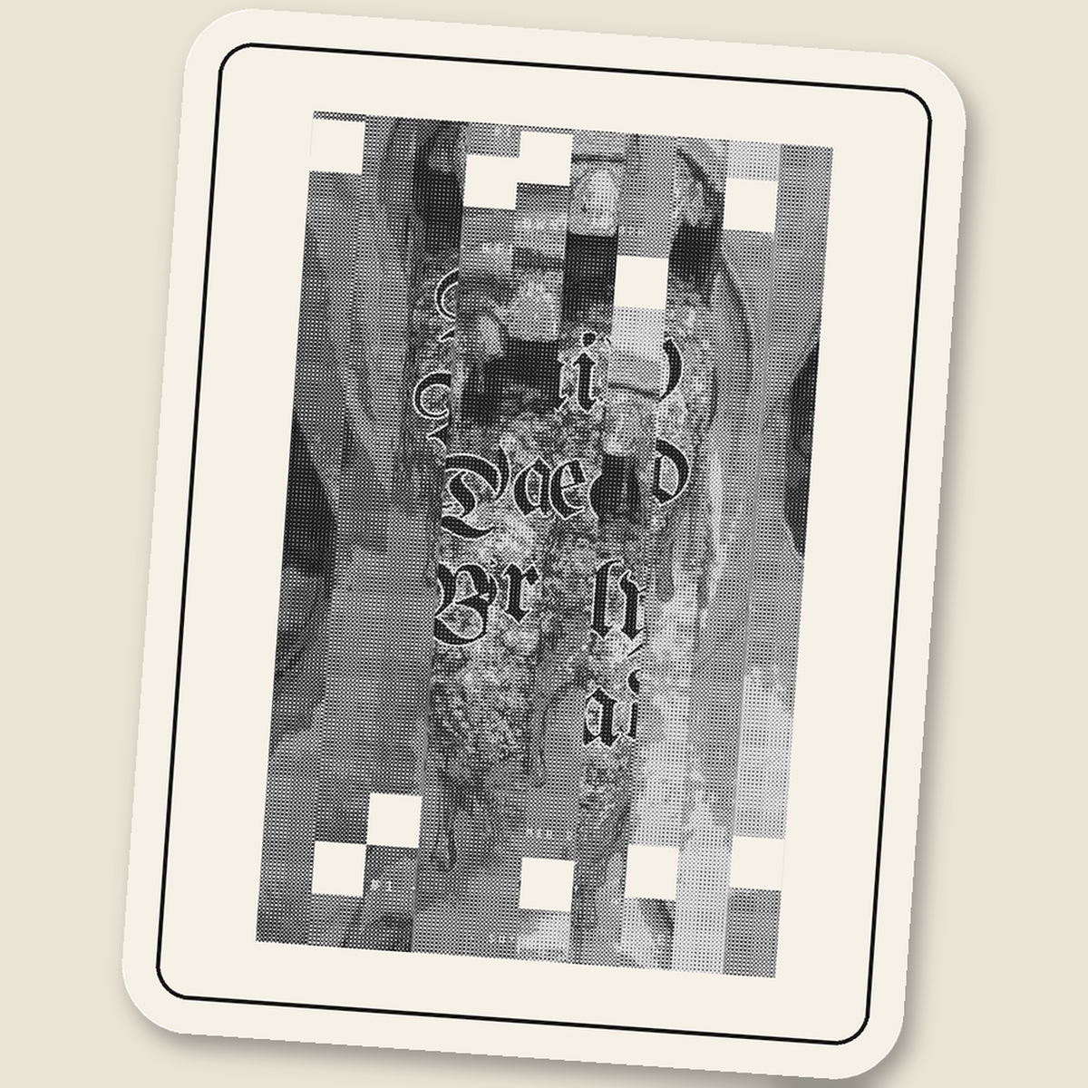Daily Bread №1 Cover · Glitch Sticker, dither