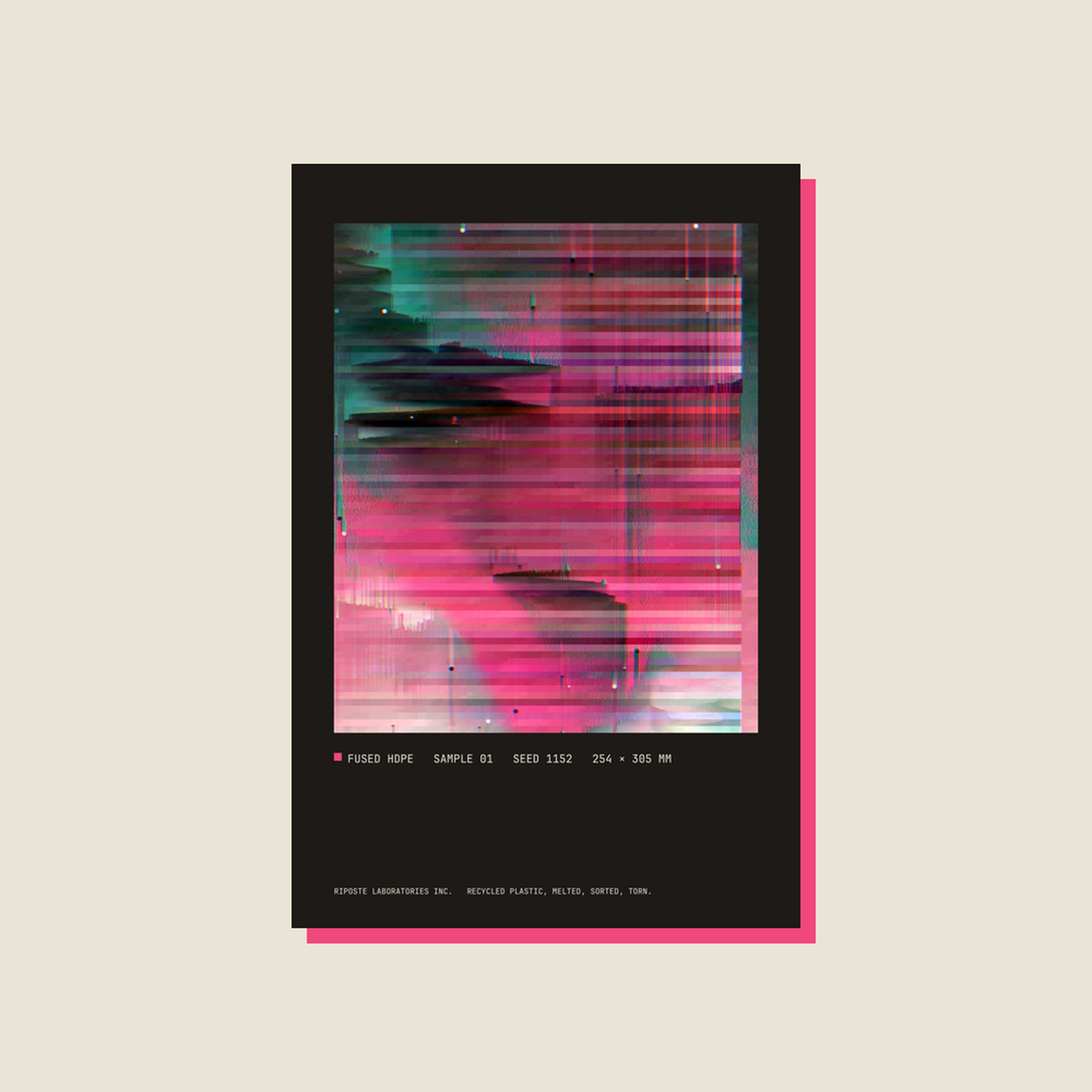 Fused №1 · Poster, ink