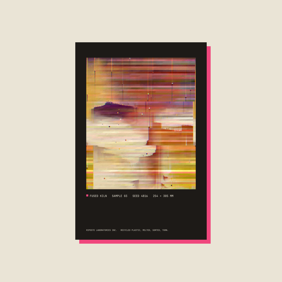 Fused №3 · Poster, ink