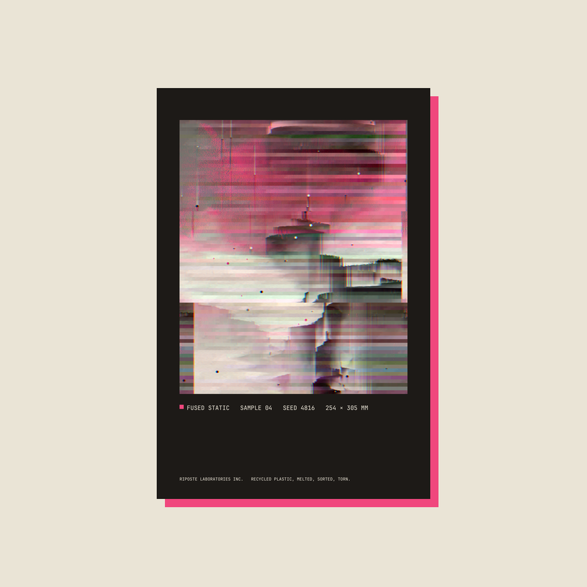 Fused №4 · Poster, ink
