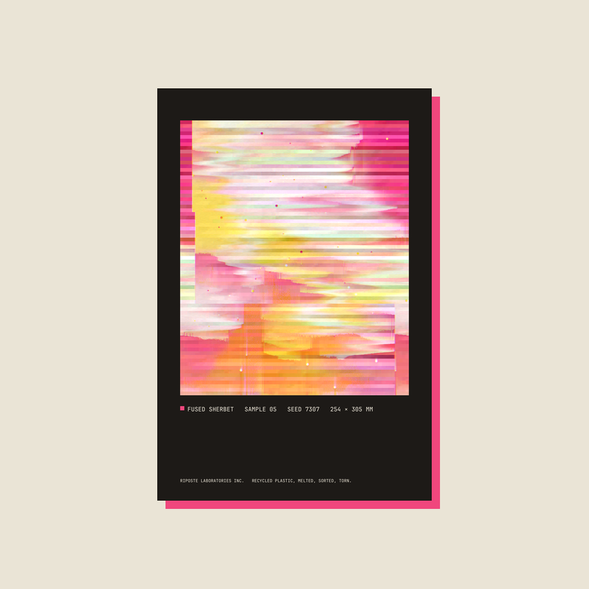 Fused №5 · Poster, ink
