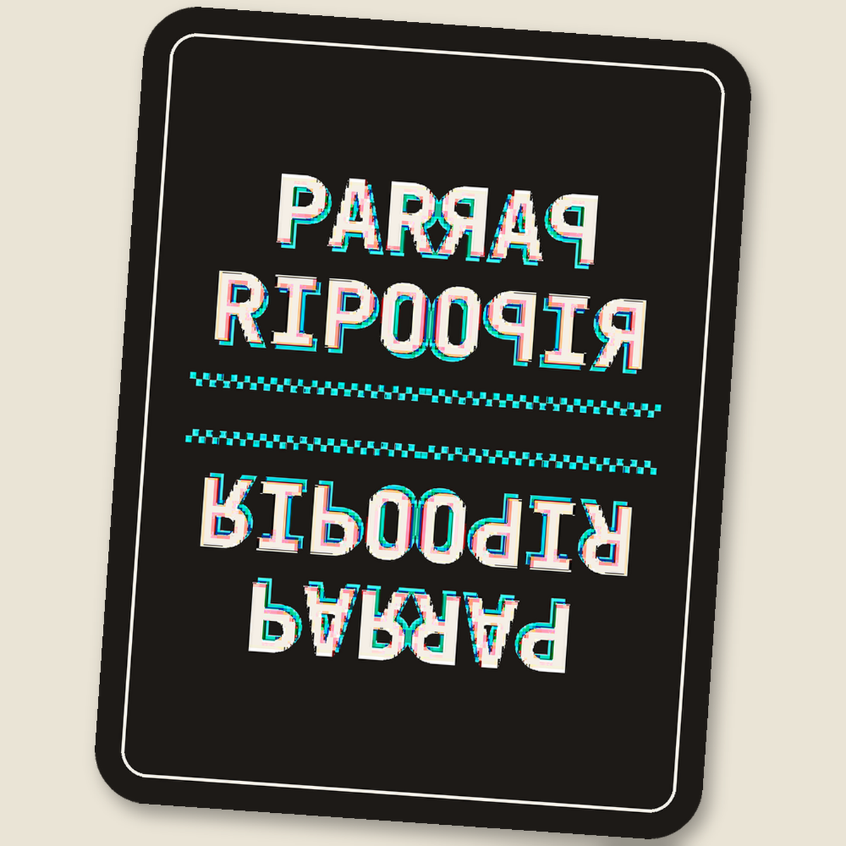 Parry. Riposte. · Glitch Sticker, kaleid