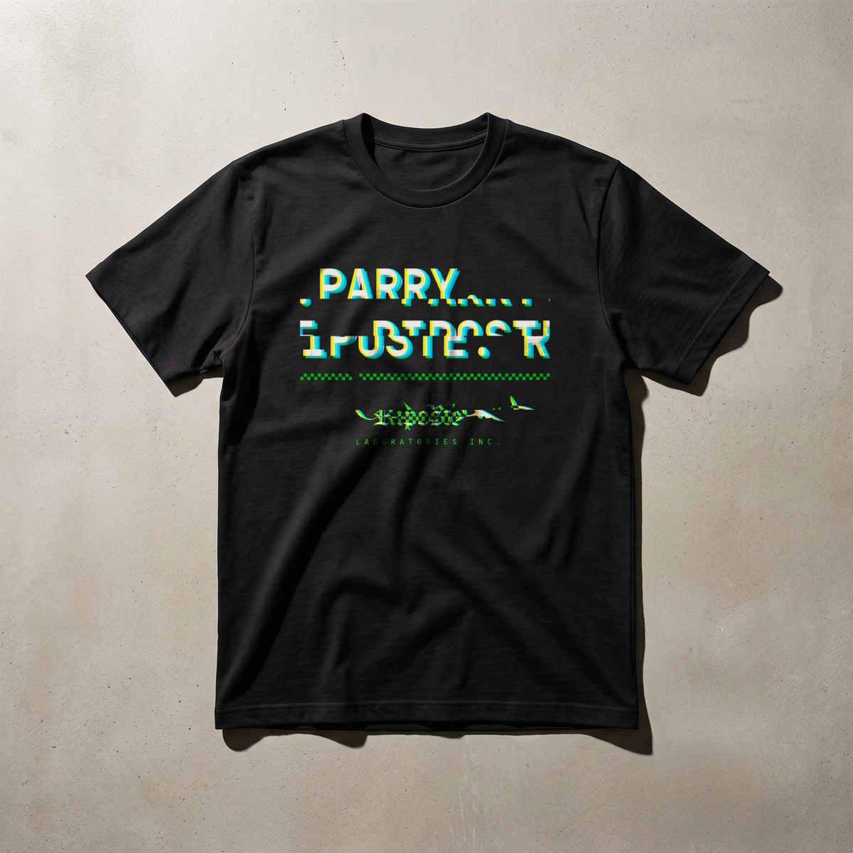 Parry. Riposte. · Glitch Tee, ink