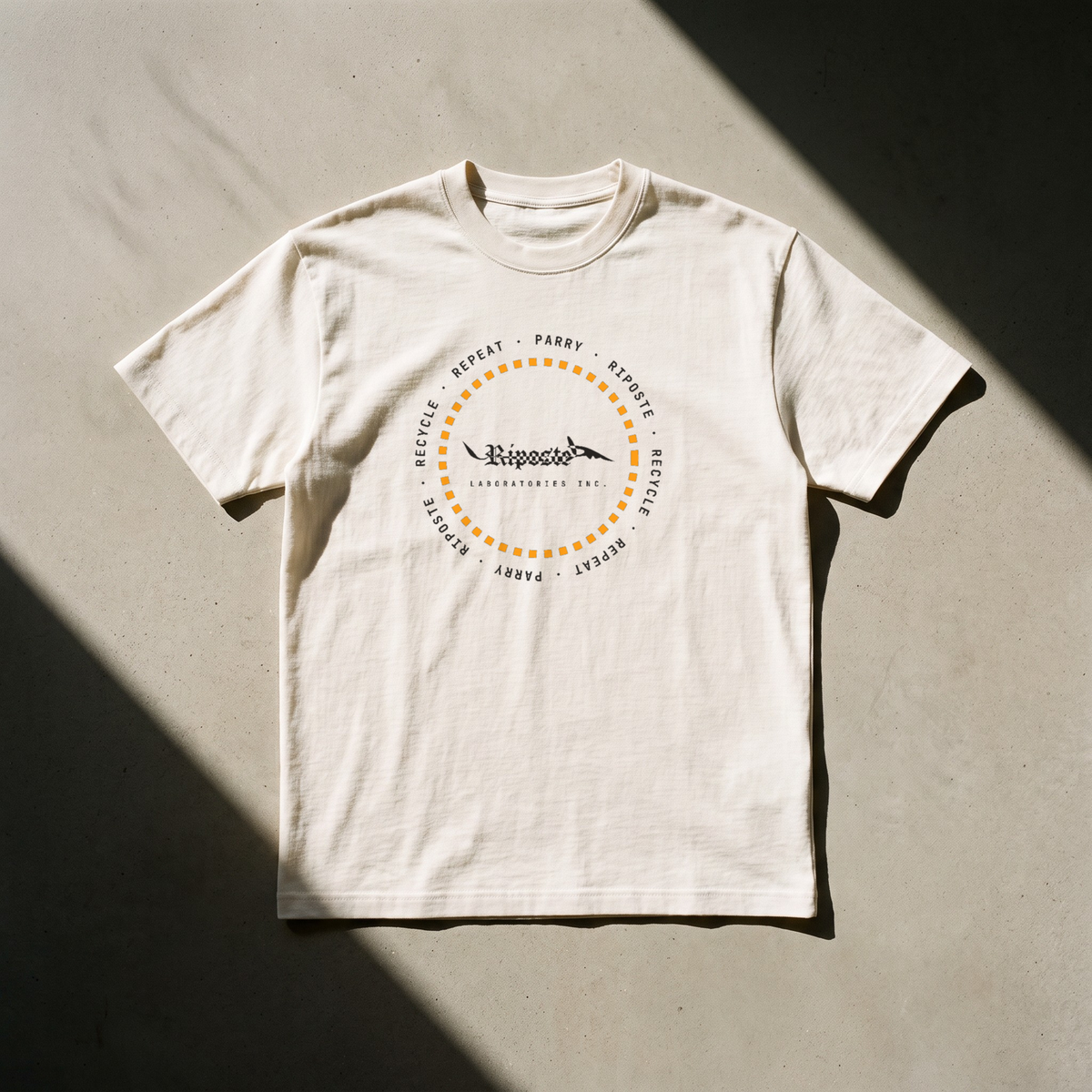 recycle-badge-tee, bone