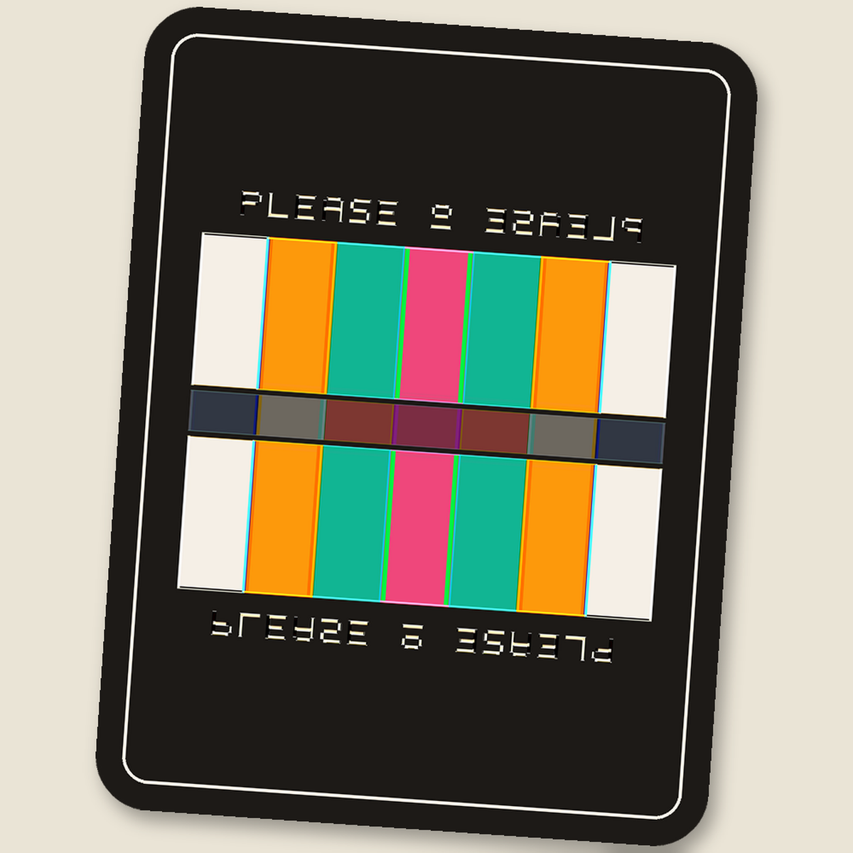 Please Stand By · Glitch Sticker, kaleid